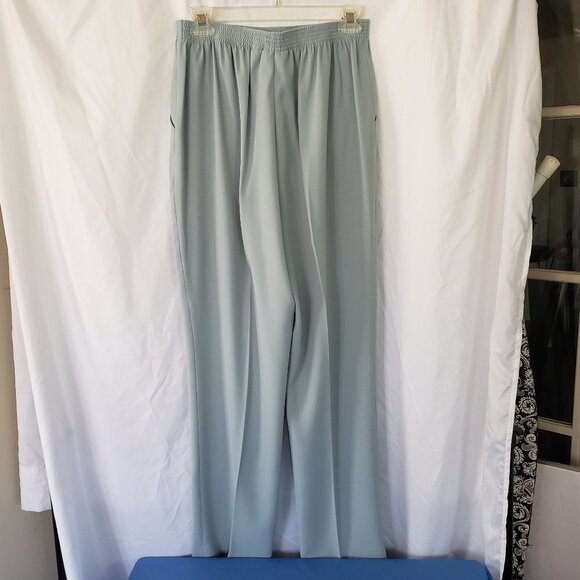 Draper's Studio Women's Light Blue Pants - Size 10 - Picture 2 of 3